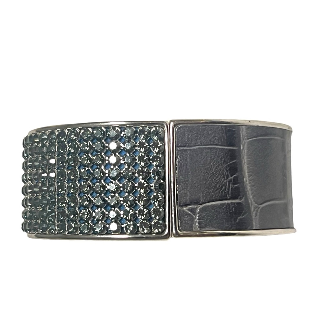 Swarovski wide INTERVALLE Bangle - Silver